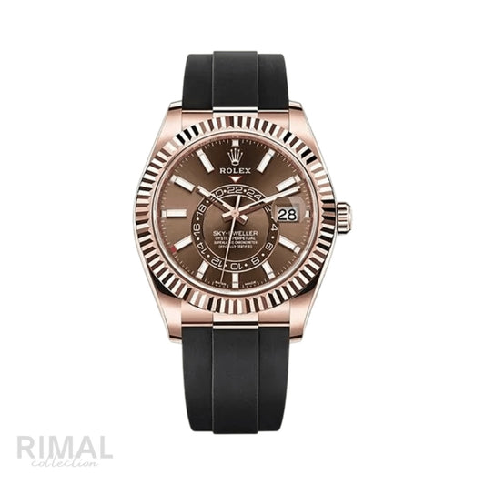 Rolex | Rose Gold Chocolate Dial - Free & Fast UAE Shipping