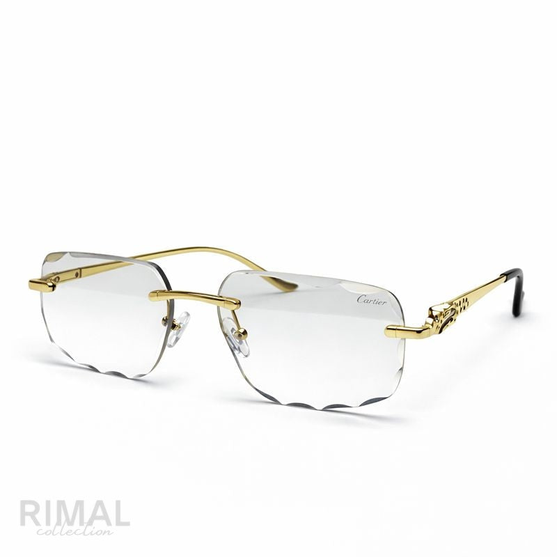 Cartier — Classic Rimless Frame Sunglasses