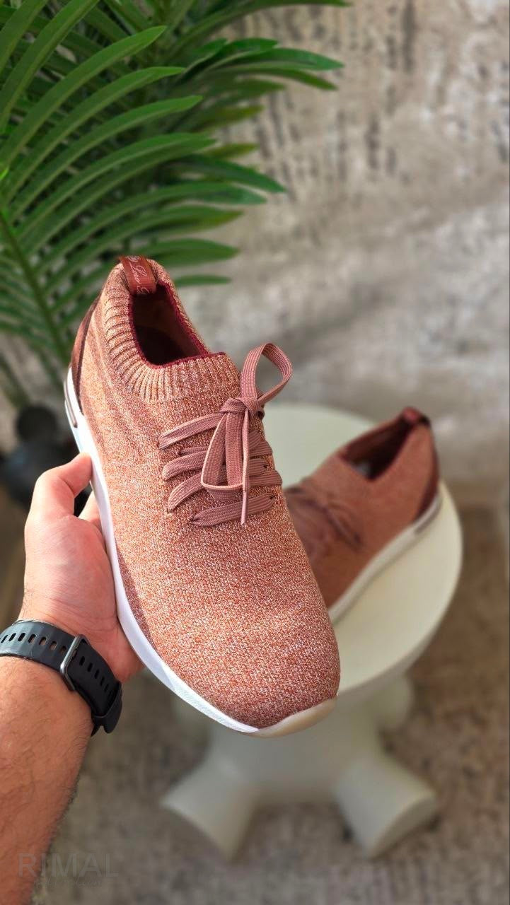 Loro Piana 360 LP Flexy Walk Sneakers – Pinkish Brown - View 5
