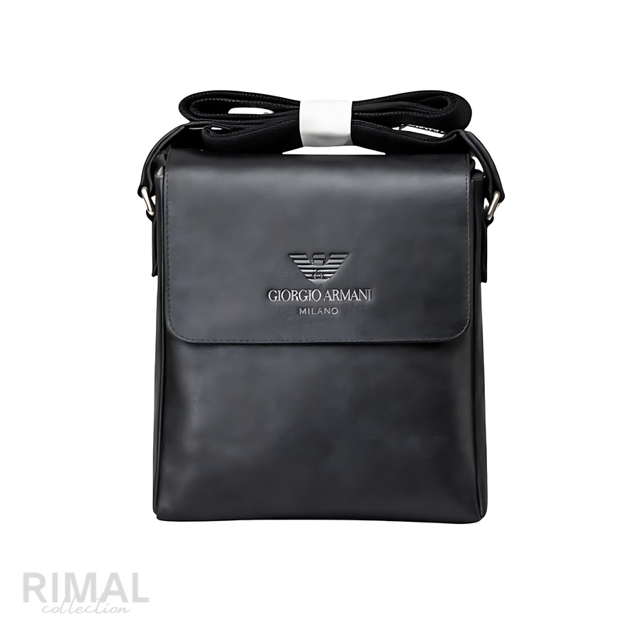Armani Bag | Crossbody Black Plain