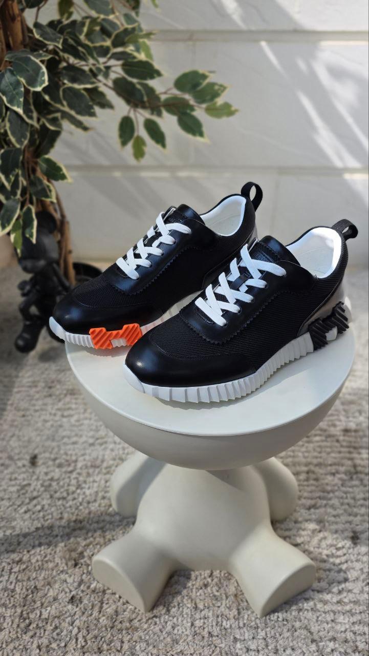 Hermès | Sporty Sneakers – Black – Product Image 1