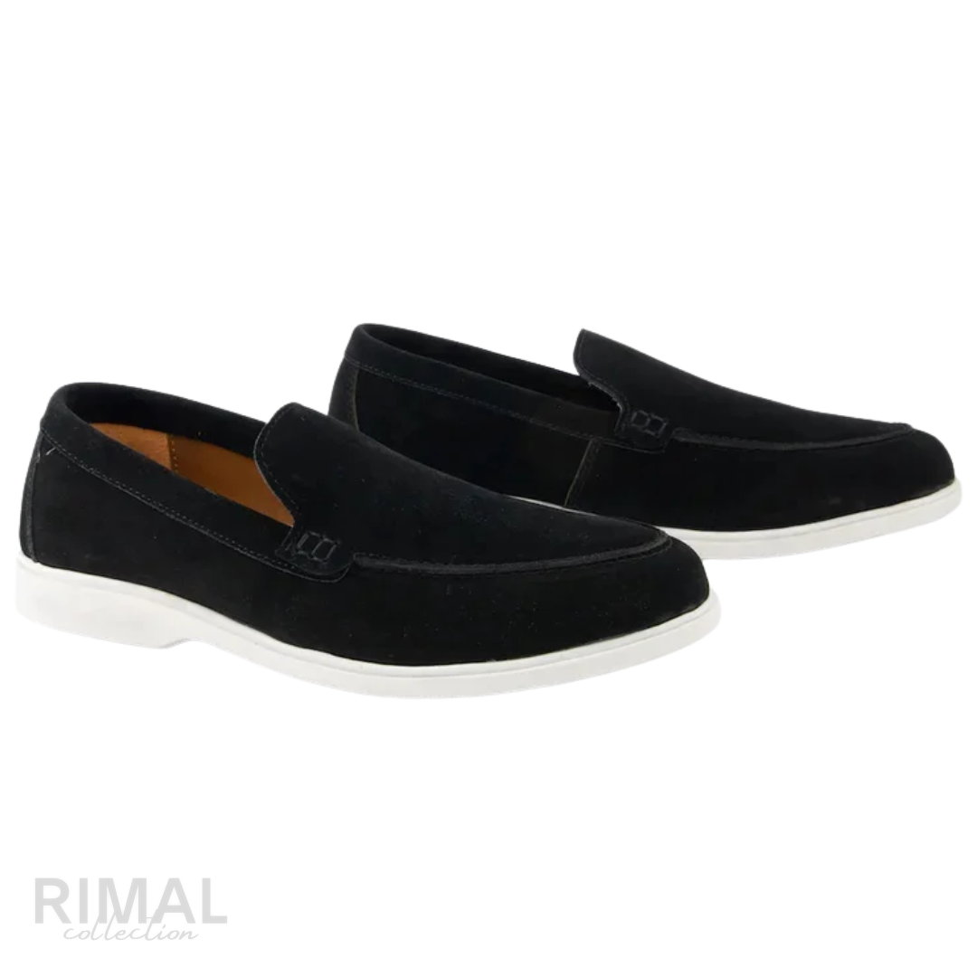 Loro Piana Summer Walk Loafer – Black – View 3