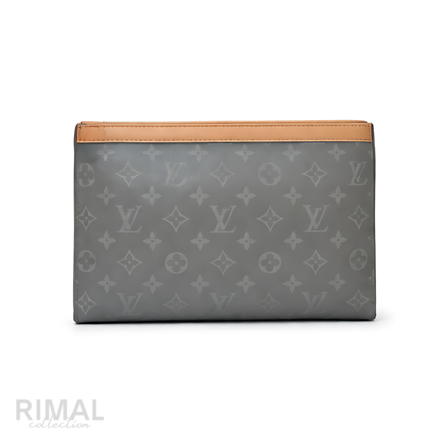 Louis Vuitton Peach Black LV Pouch