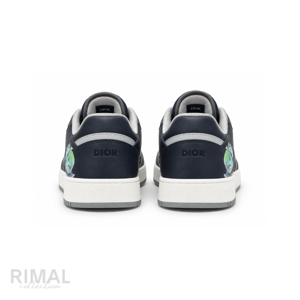 Dior B27 Sneakers – Navy Blue Smooth - View 2