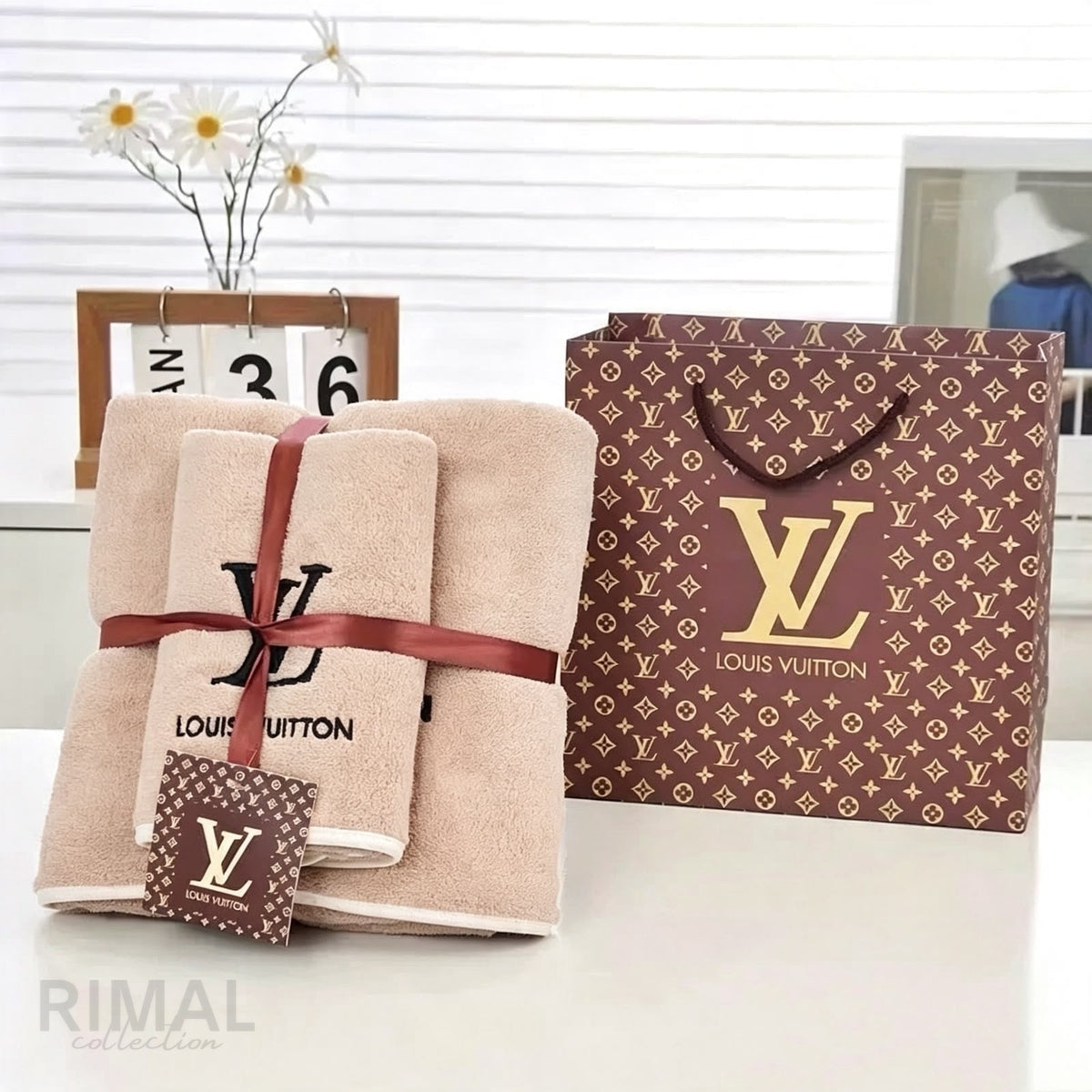 Louis Vuitton Bath Towel – Beige - View 5