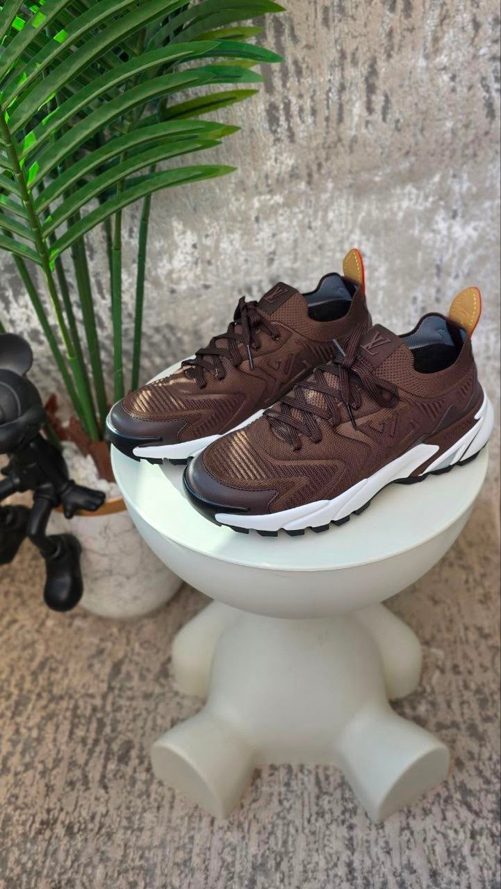 Louis Vuitton LV Tatic Knit Sneakers – Brown - View 1
