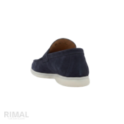 Loro Piana Summer Charms Walk Loafers – Navy Blue - View 1