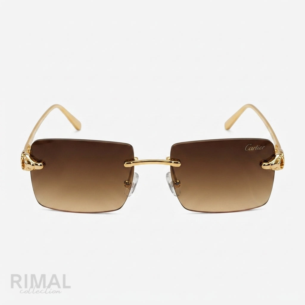 Cartier Sunglasses Panthère de Cartier Brown Gradient - View 1
