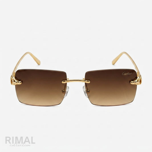 Cartier Sunglasses Panthère de Cartier Brown Gradient - View 1