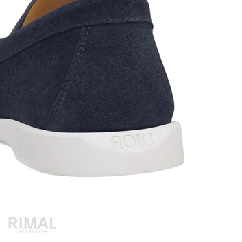 Dior | Men's Blue Homme Granville Slip-On Loafers - View 2