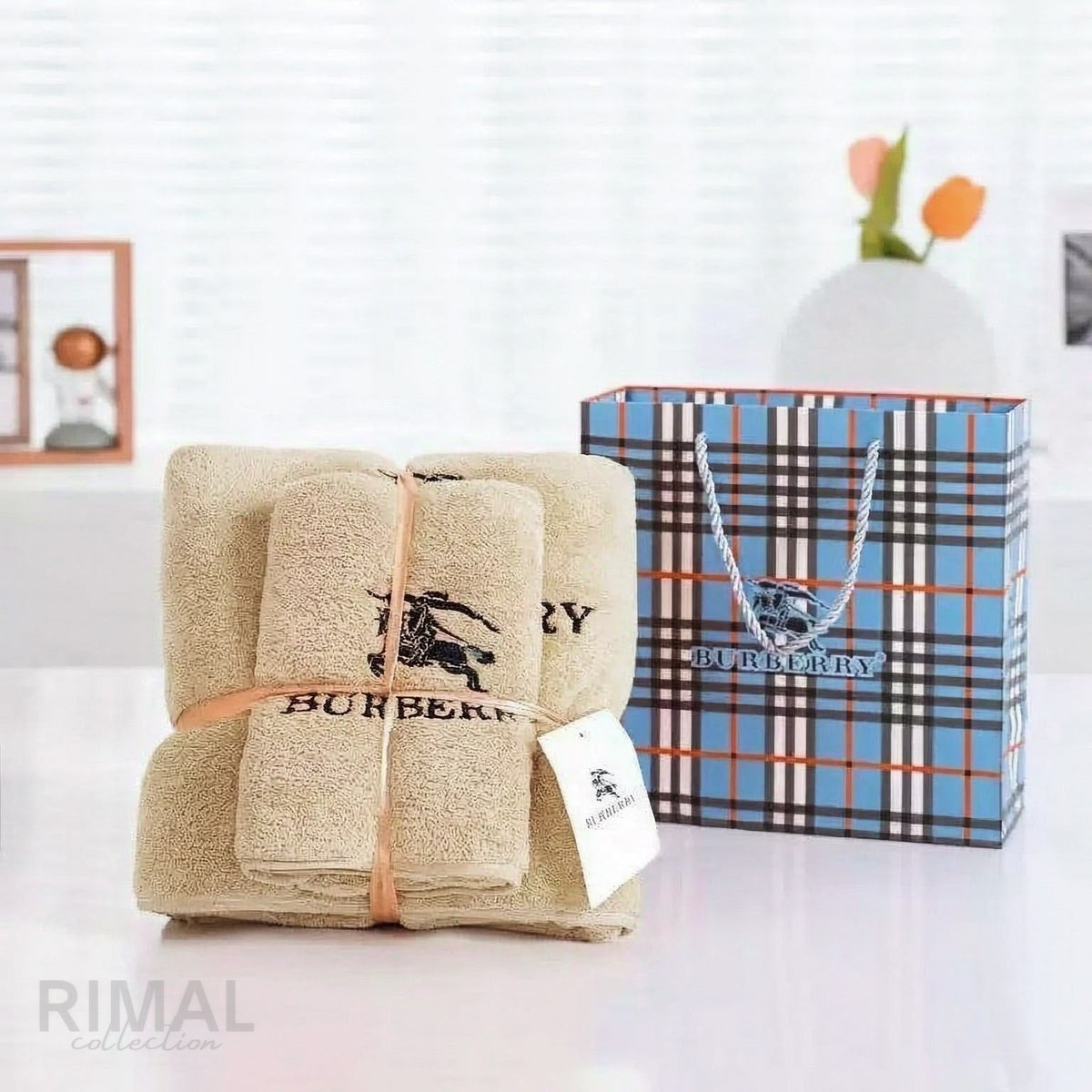 Burberry Bath Towel – Beige - View 5