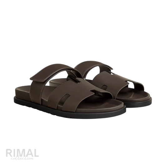 Hermès Chypre Sandals – Ecorce - View 1