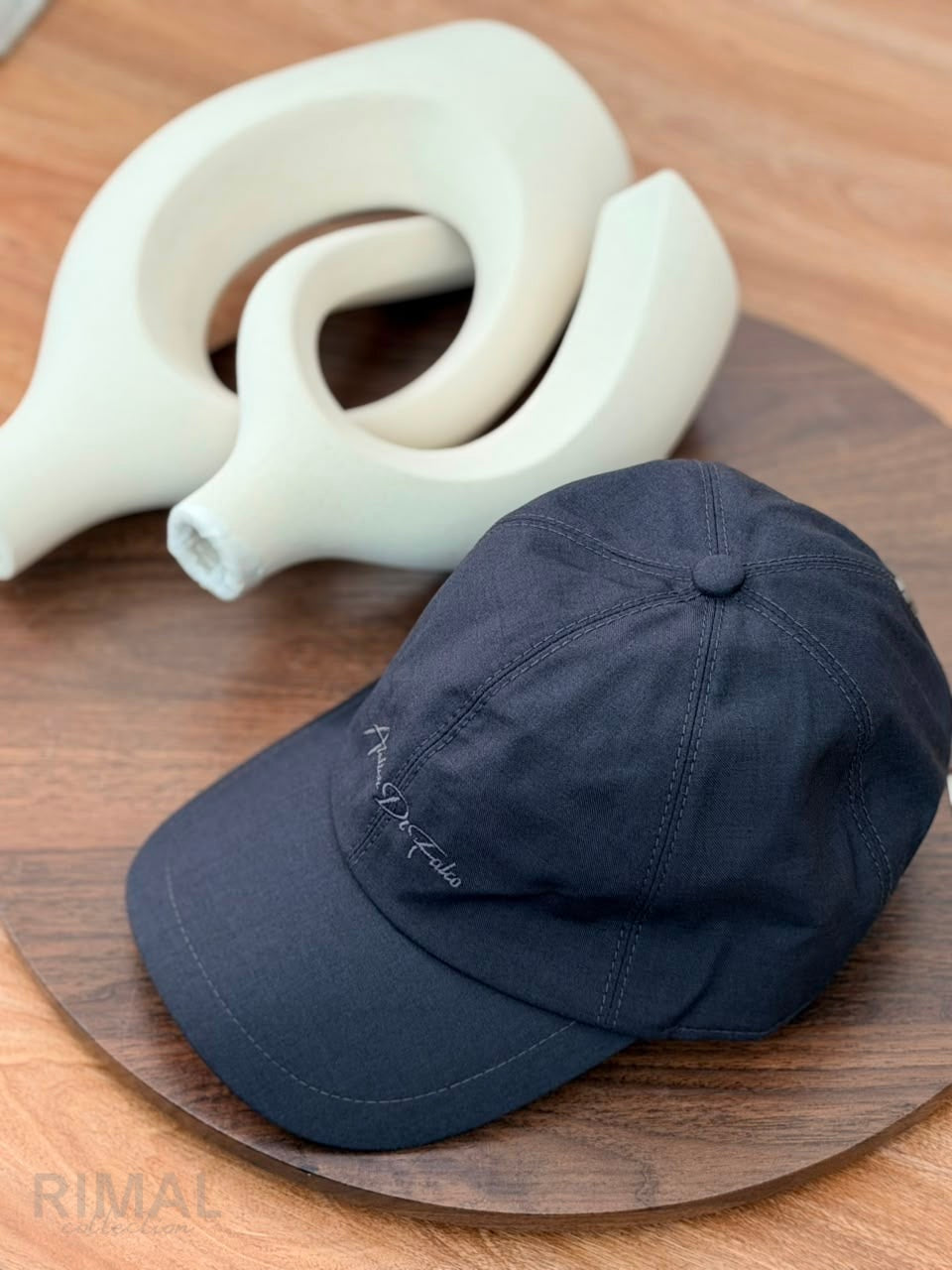Atelier Di Falco | Script Logo Cap Navy - View 6
