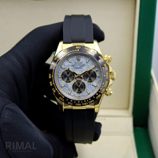 Rolex | Cosmograph Daytona 18K Yellow Gold Watch – Ice Blue Dial / Black Subdials – Product Image 1