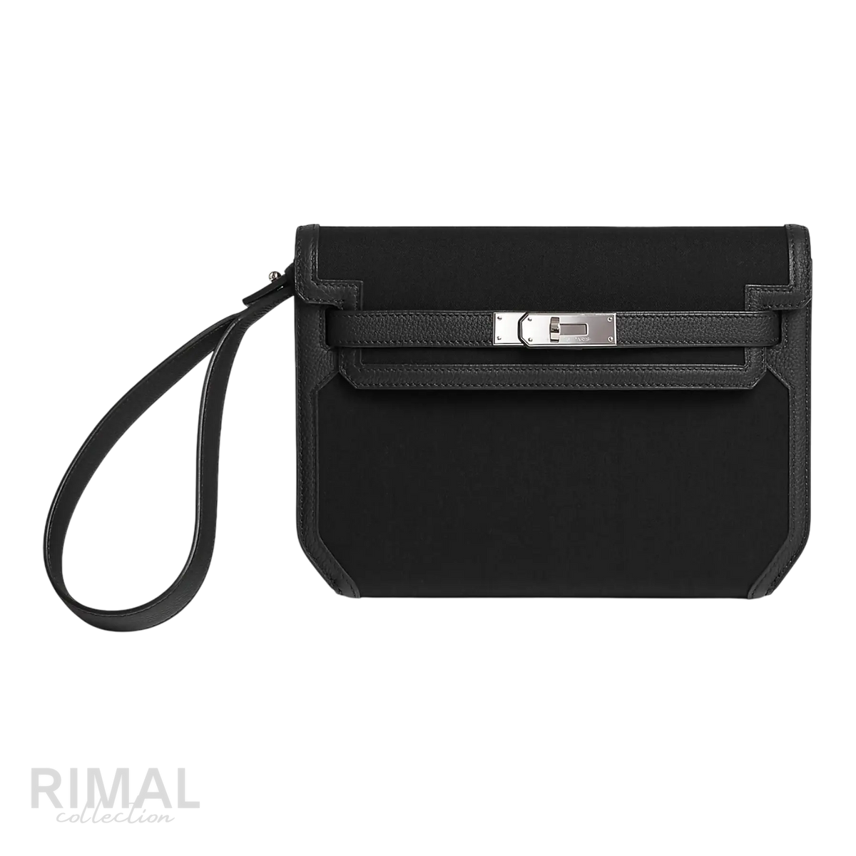 Hermès Depeche 25 Pouch – Noir / Noir - View 1