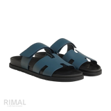 Hermès Chypre Sandals – Bleu Turquin