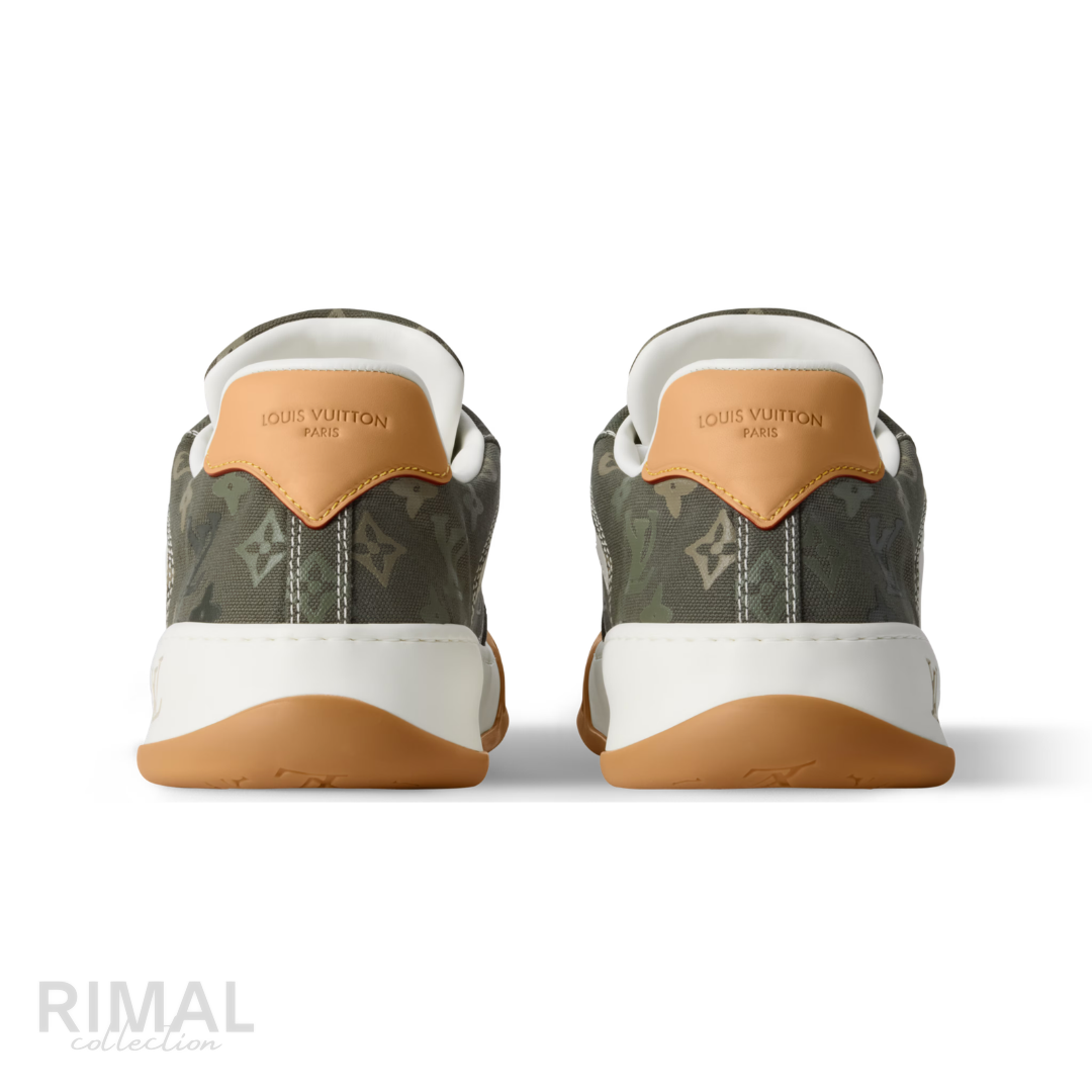 Louis Vuitton LV Tilted Sneaker – Green & Brown - View 3