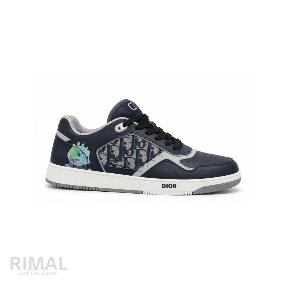 Dior B27 Sneakers – Navy Blue Smooth - View 3