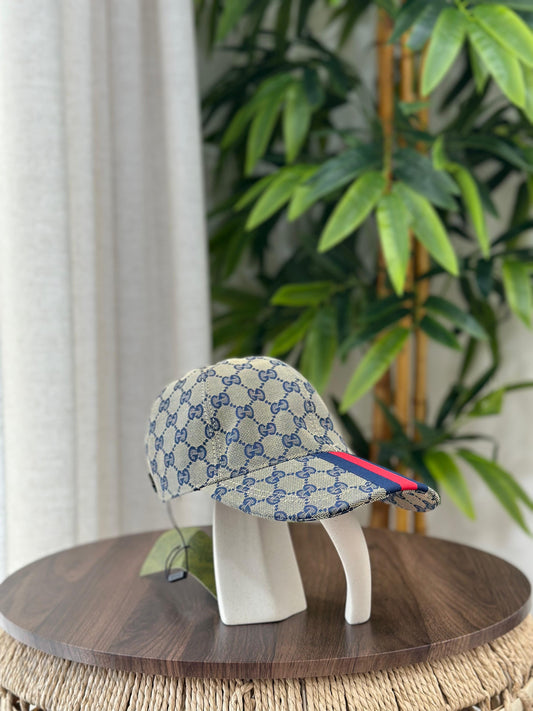 Gucci | GG Supreme Canvas Baseball Cap – Beige / Ebony – Product Image 1