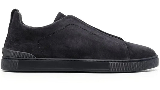 Zegna Triple Stitch Sneaker - Grey & Pewter | Men