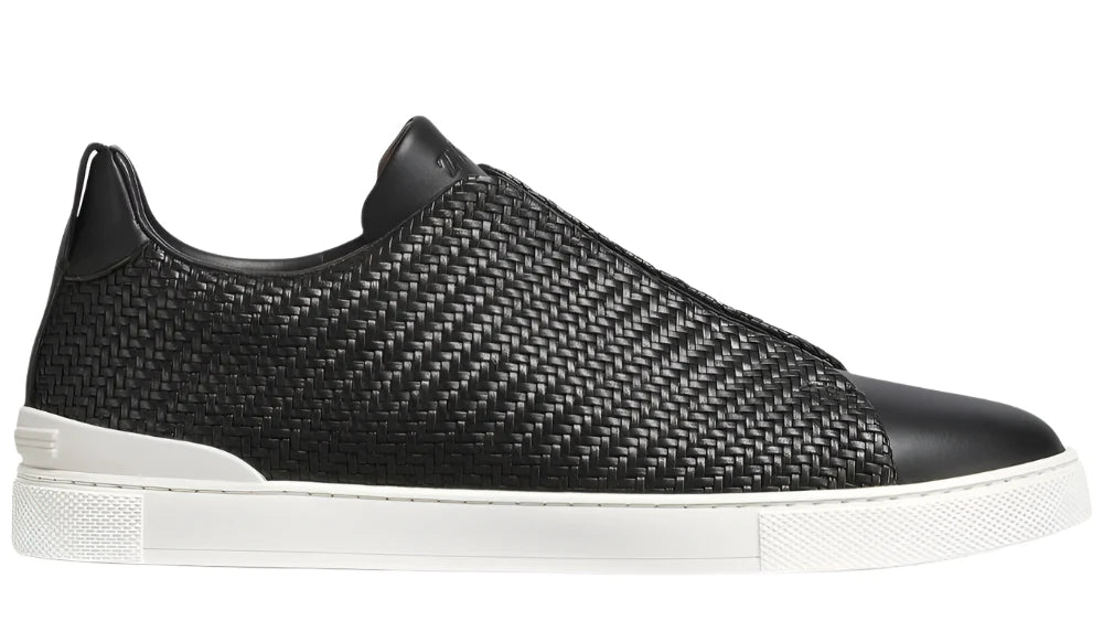 Zegna Triple Stitch Sneaker - Black Edition 3 | Men