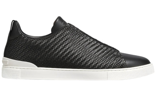 Zegna Triple Stitch Sneaker - Black Edition 3 | Men