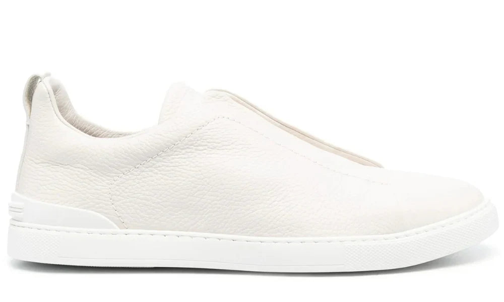 Zegna Triple Stitch Sneaker - White | Men