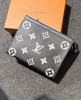 Louis Vuitton | Monogram Voyage Sage Vachetta Pouch – Green / Tan