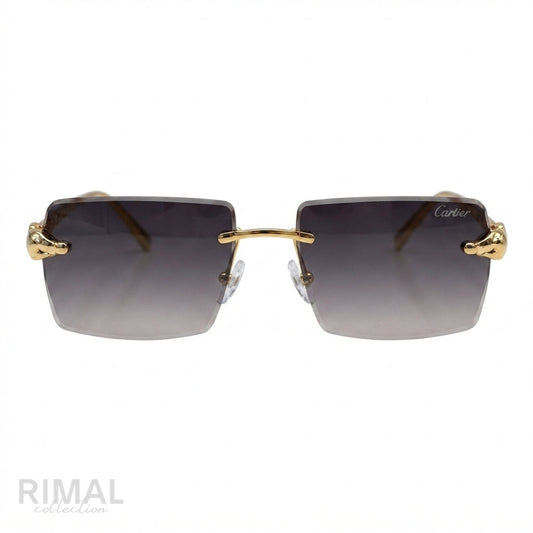 Cartier Sunglasses Rimless Gradient – Dark Grey - View 1