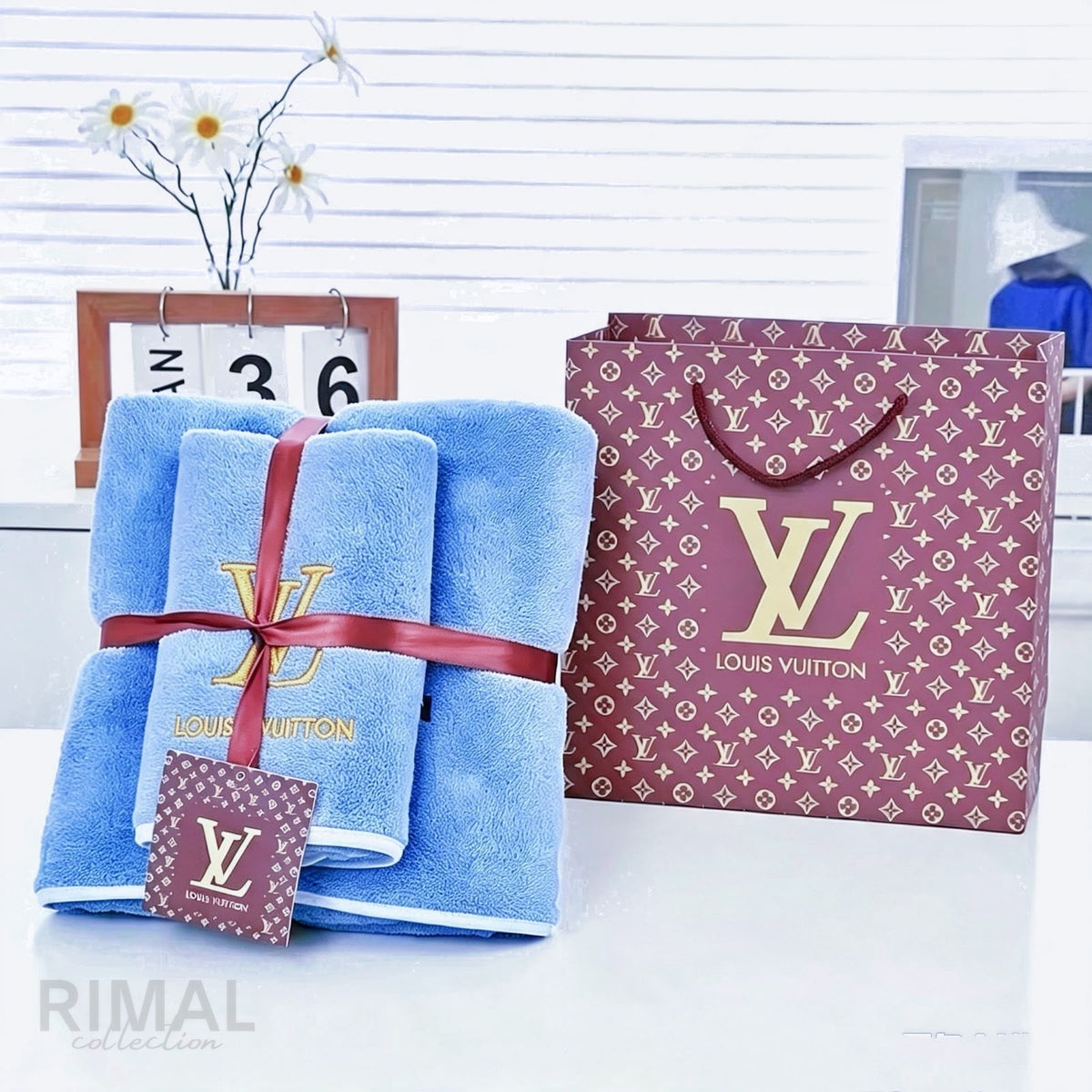 Louis Vuitton Bath Towel – Blue - View 4