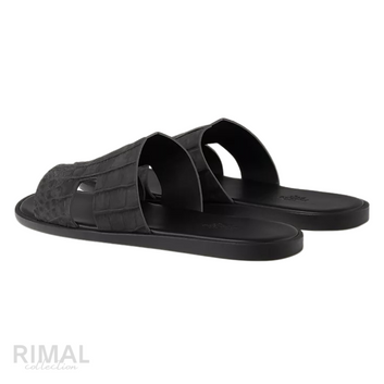 Hermès Izmir Sandals – Gris Carbone - View 2