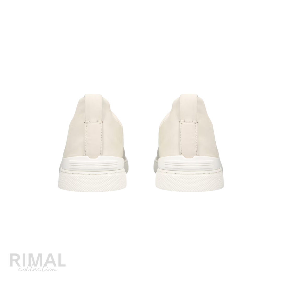Zegna | Crocodile Leather Triple Stitch Secondskin Sneakers - View 2