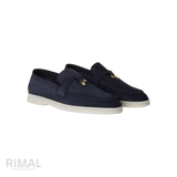 Loro Piana Summer Charms Loafers – Argo Blue Melange