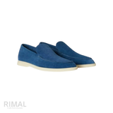 Loro Piana Summer Walk Loafers – Cobalt Ink