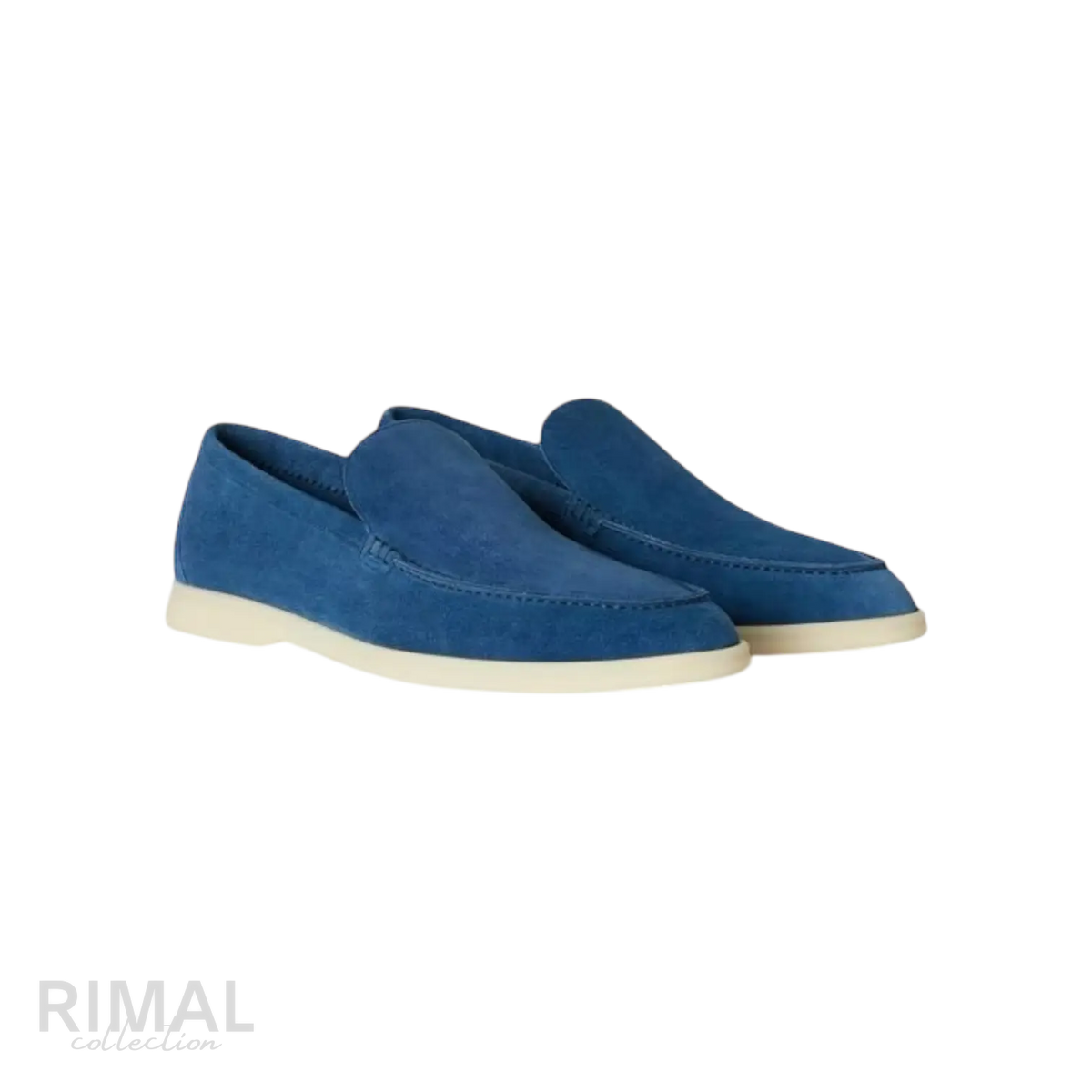 Loro Piana Summer Walk Loafers – Cobalt Ink - View 1