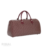 Goyard Boston 50 Bag Bordeaux