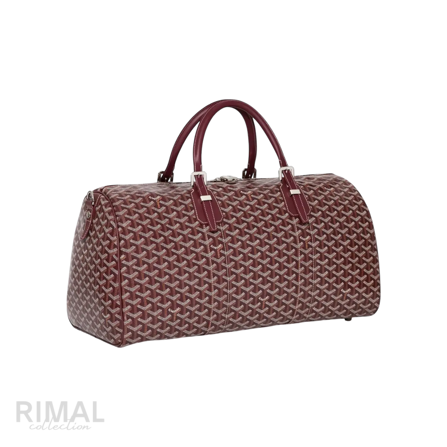 Goyard Boston 50 Bag Bordeaux
