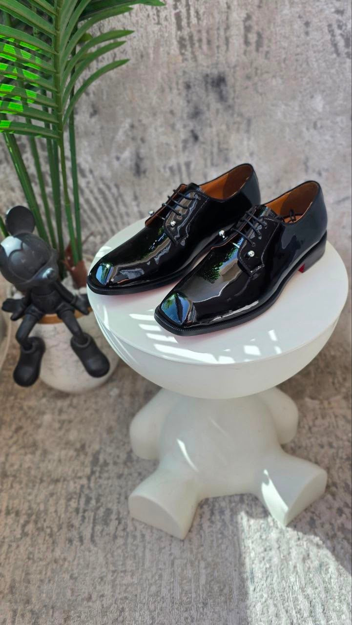 Christian Louboutin Chambeliss Derby Shoes – Black - View 3