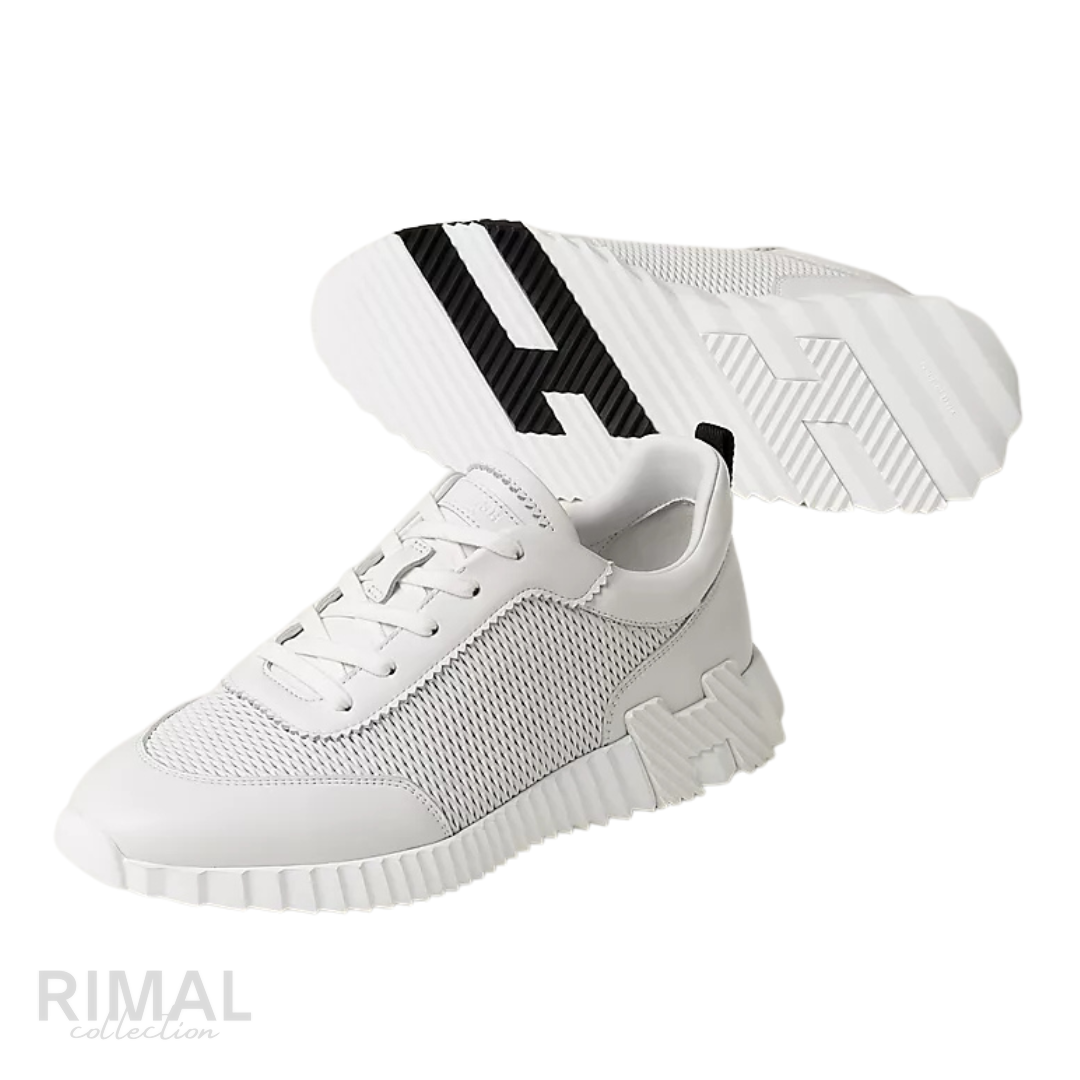 Hermès Bouncing Sneakers – Mesh White - View 3