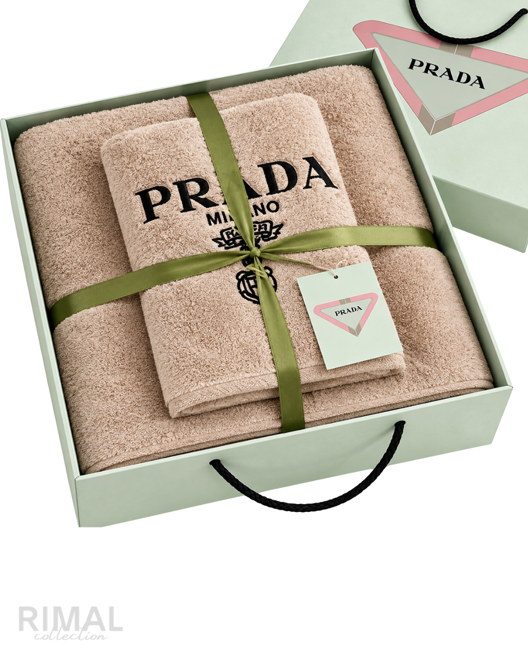 Prada Bath Towel – Beige - View 1