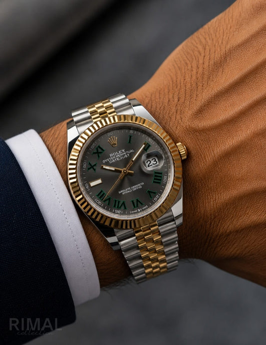 Rolex | Datejust 41 Two-Tone Oystersteel Mother-of-Pearl Dial Watch – Yellow / Gold / White – Product Image 1