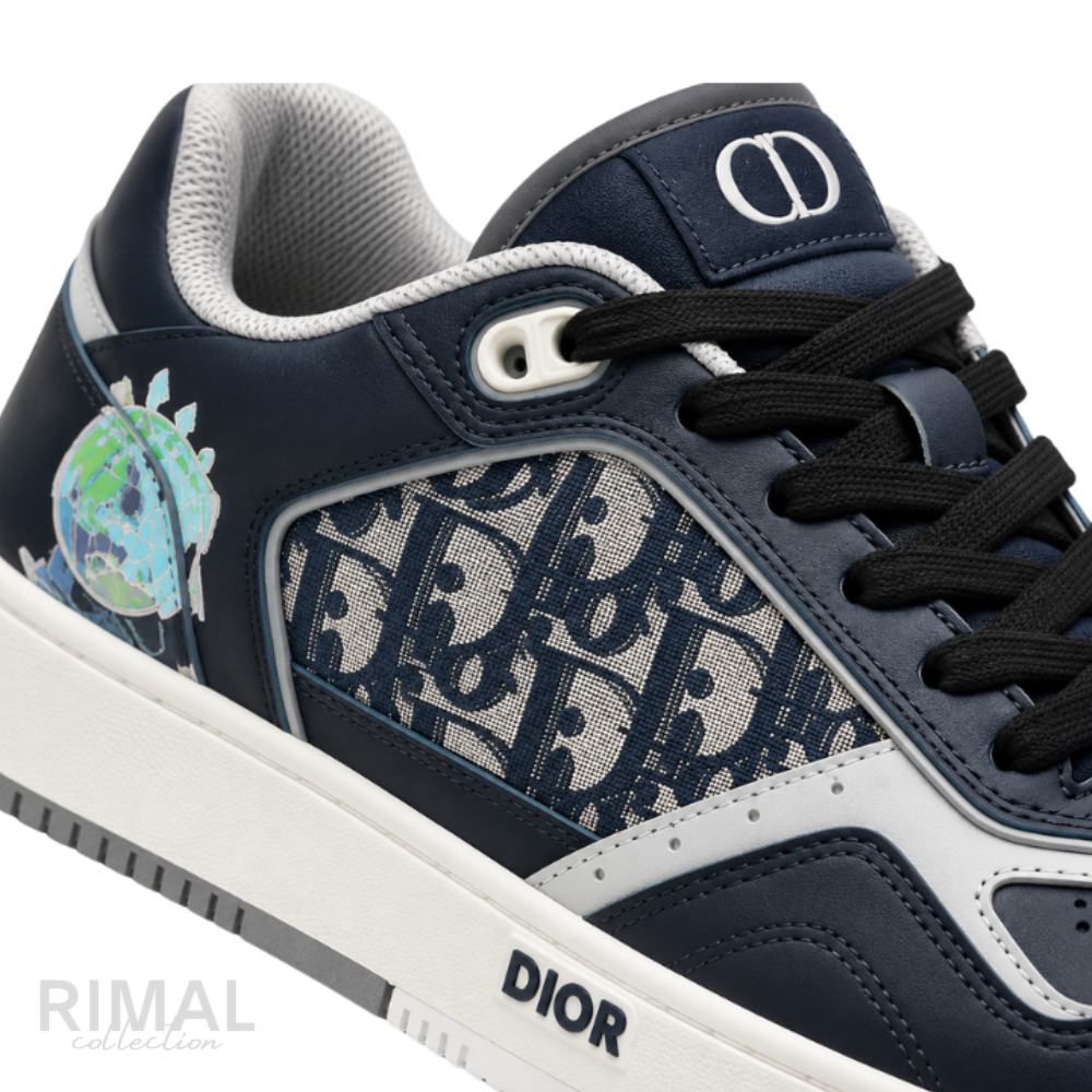 Dior B27 Sneakers – Navy Blue Smooth - View 4