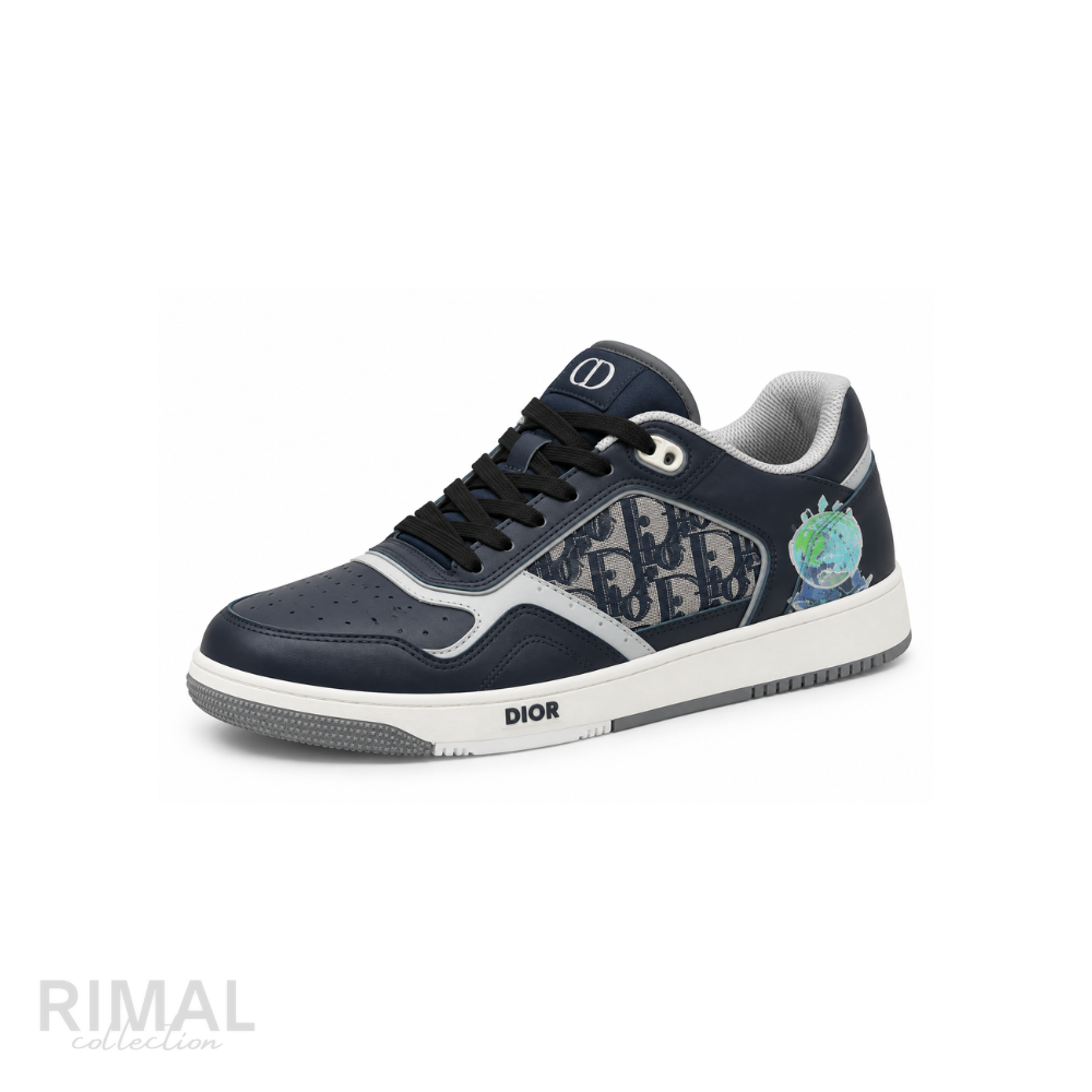 Dior B27 Sneakers – Navy Blue Smooth - View 1