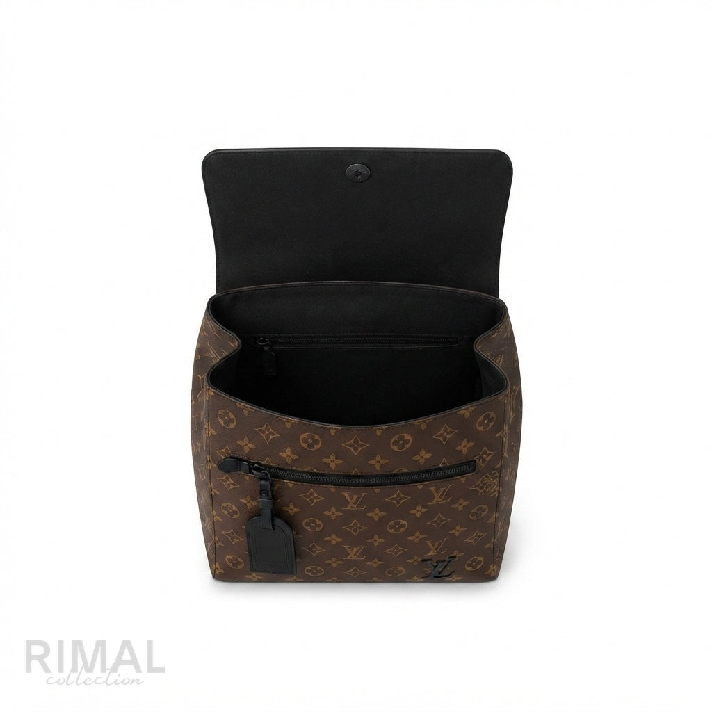 Louis Vuitton Monogram-Patterned Canvas Backpack – Brown - View 3