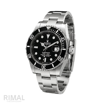 Rolex Submariner Date Black Dial Silver Watch - image 2