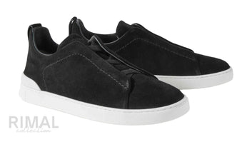 Zegna Triple Stitch Sneaker - Suede | Men