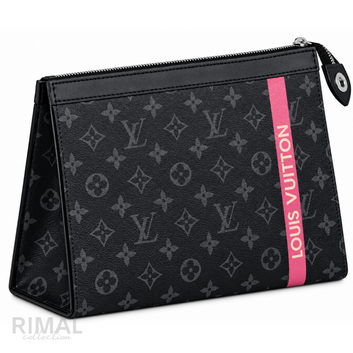 Louis Vuitton – Monogram Pouch Pink LV Strip