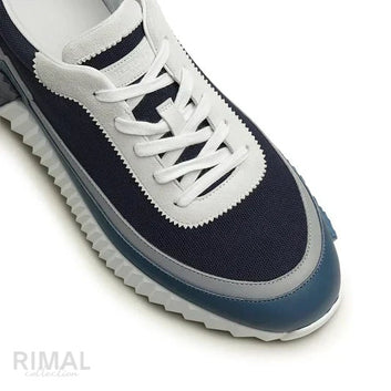 Hermès Bouncing Sneaker – Blue / Grey / White