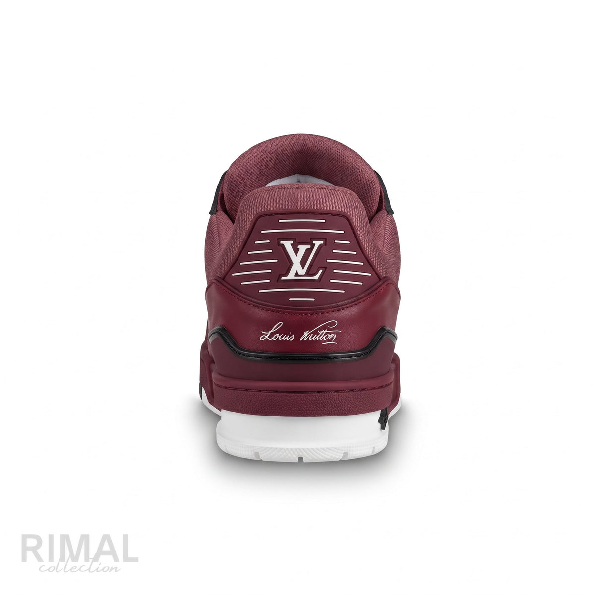 Louis Vuitton LV Trainer Sneakers – Bordeaux Red - View 3