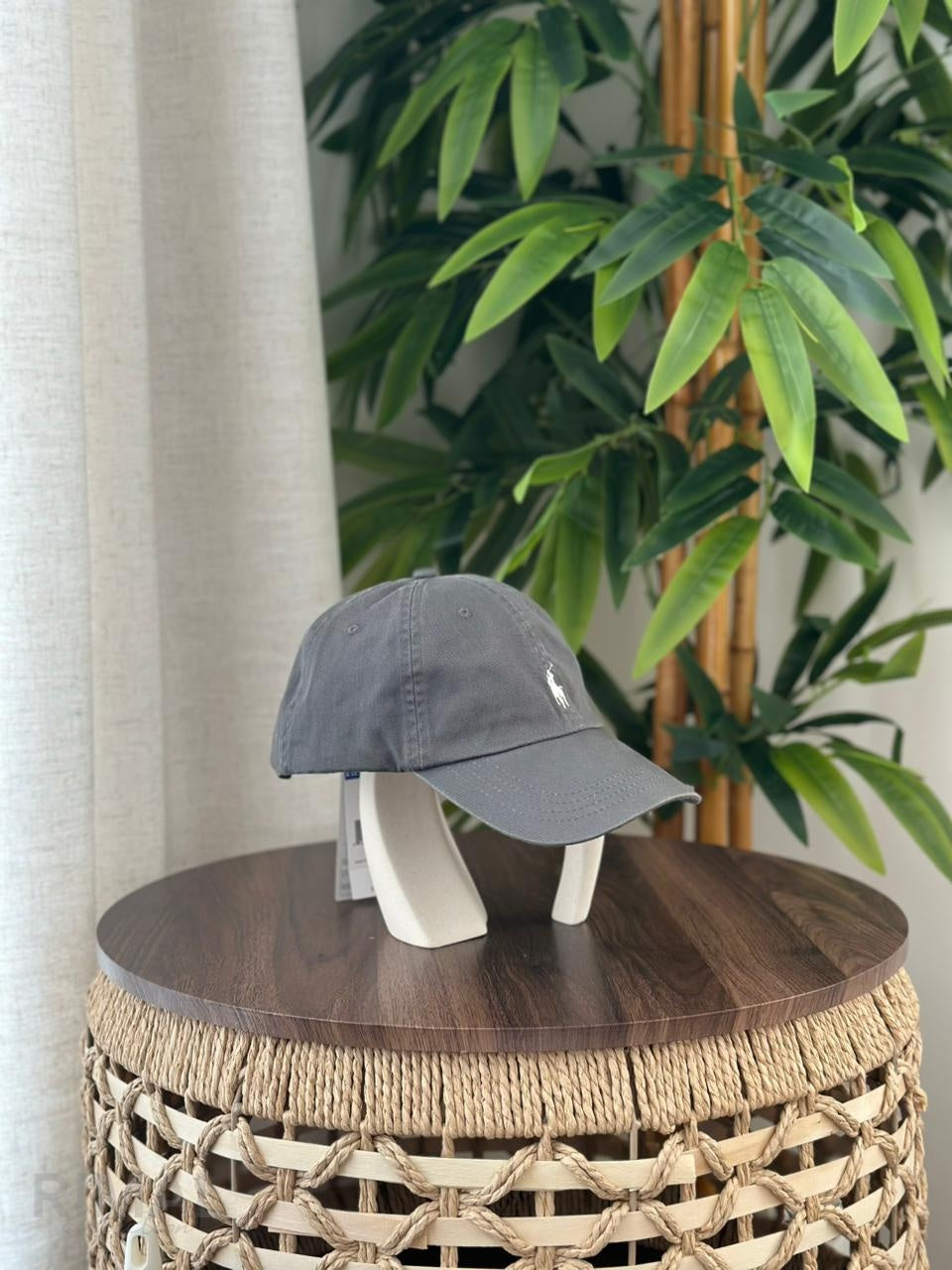 Polo Ralph Lauren | Cotton Chino Ball Cap – Slate Grey / White – Product Image 1